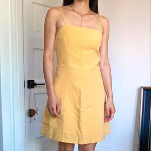 Yellow dress summer